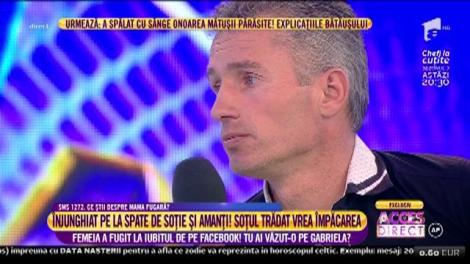 Dan Badea, tată a doi copii, își dorește ca soția lui să vină acasă