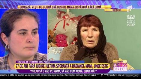 Radiana, tânăra părăsită de cea care i-a dat naștere: "Vreau să o văd pe mama, să văd cum arată. Doar atât"