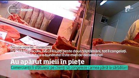 Deşi postul Paştelui este în toi, au apărut deja primii miei în pieţe