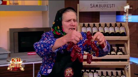 Tușa Didina, cea mai amuzantă bucătăreasă. Chefii au mâncat tot!