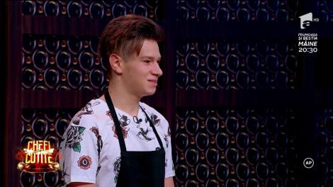 La doar 17 ani, Spătaru Sebastian vrea să-i impresioneze pe chefi: ”Fac o prăjitură mai dubioasă, că are piper roșu”