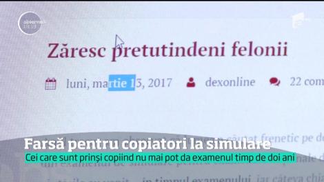 Farsă pentru copiatorii de la simularea la limba şi literatura română