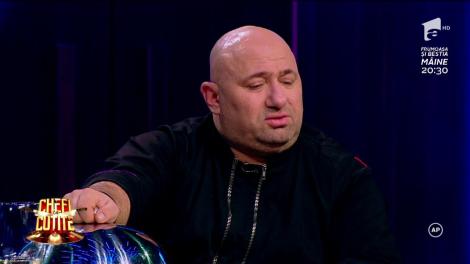 Sorin Amarandei a pictat și în farfurie, dar și pe hârtie! Concurentul a făcut cele mai tari caricaturi, iar chefii s-au amuzat!