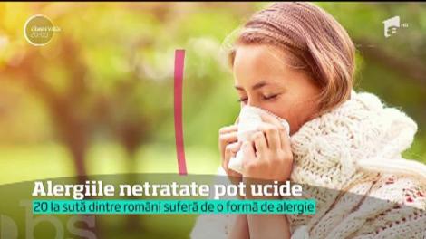 Alergiile netratate pot ucide