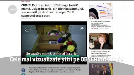 Cele mai vizualizate știri pe Observator.TV