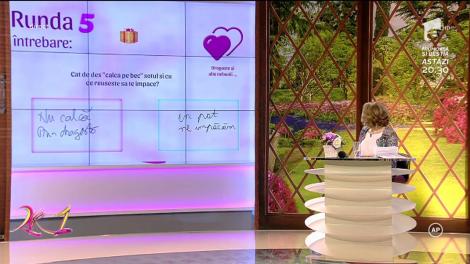 "Dragoste şi alte nebunii...": "Cât de des calcă pe bec soţul şi cu ce reuşeşte să te împace?"