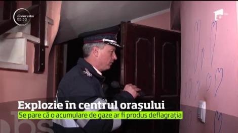 Explozie la o vilă din în centrul oraşului Galaţi