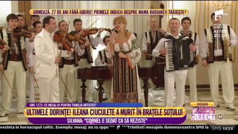 O colegă de breaslă cu regretata Ileana Ciuculete a descris iadul prin care trece soțul artistei: "Cornel e sedat ca să reziste"