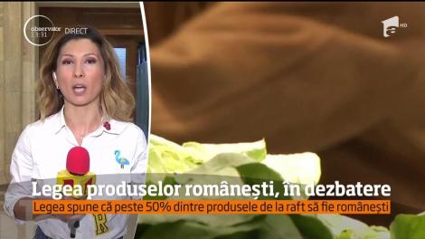 Legea prin care marile magazine sunt obligate să aibă la raft 51 la sută produse româneşti a ajuns din nou pe masa parlamentarilor din Comisia de Agricultură