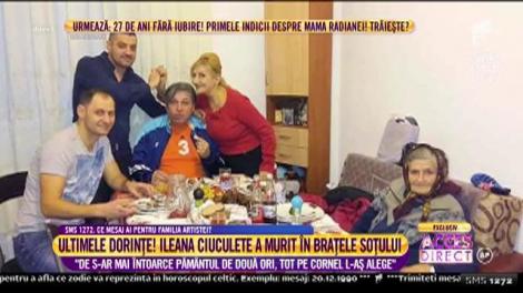 Ileana Ciuculete a murit! S-au iubit până în ultimul moment de viață! Cântăreața de muzică populară a murit în brațele soțului