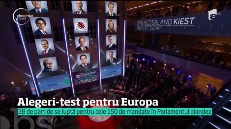 13 milioane de olandezi sunt chemaţi la urne într-un scrutin-test pentru viitorul Uniunii Europene