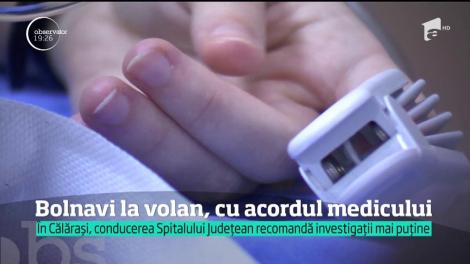 Bolnavi la volan, cu acordul medicului