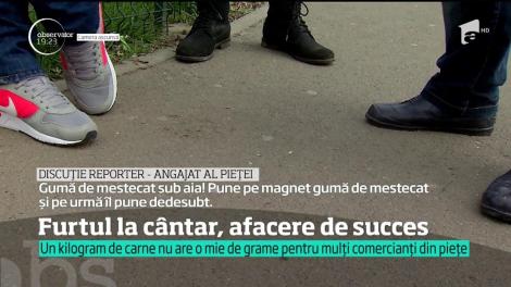 Furtul la cântar, reţetă de succes în hala Obor din Capitală