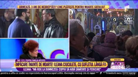 Împăcare înainte de moarte, după ce fiii ei au spus la televizor că „nu a fost o mamă bună”. Ileana Ciuculete, cu sufletul lângă copiii ei