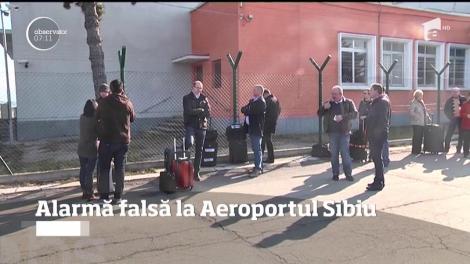 A fost panică pe Aeroportul Internaţional din Sibiu, după ce a fost descoperită o geantă suspectă