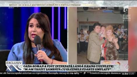 Oana Roman a fost internată lângă Ileana Ciuculete: ”Ileana a cerut discreție maximă. Băieții ei au fost să o viziteze la spital”