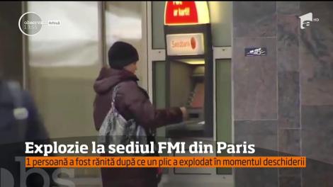 Explozie la sediul FMI din Paris