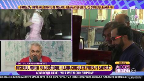 Misterul morții fulgerătoare a Ilenei Ciuculete! Doctorul Nicolae Bacalbașa, despre presupusele probleme de sănătate ale artistei