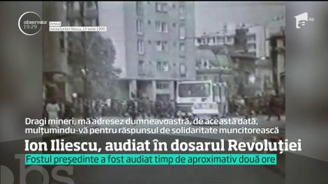 Ion Iliescu, audiat de procurorii de la Parchetul General, în dosarul Revoluției