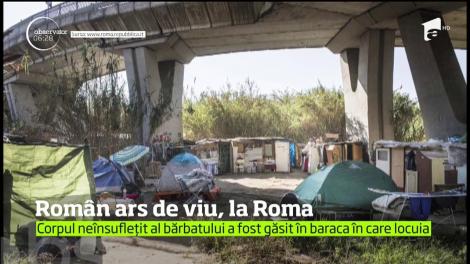 Un român, fără adăpost, a murit carbonizat în Italia