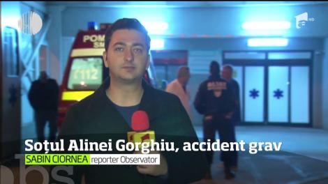 Lucian Isar, soţul Alinei Gorghiu, este internat, în stare stabilă, la spitalul Floreasca din Capitală după ce fost implicat într-un teribil accident rutier