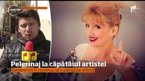 Scene dureroase la Biserica Costeasca din capitală, unde este depus trupul artistei de muzică populară Ileana Ciuculete