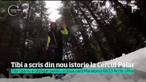Tiberiu Ușeriu, primul om care câştigă de două ori la rând ultramaratonul de la Cercul Polar. Care e starea campionului nostru