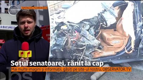 Soţul senatoarei liberale Alina Gorghiu a fost rănit într-un accident de circulaţie pe Valea Oltului