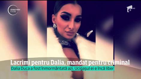 Dalia, tânăra împuşcată în cap de fostul iubit, a fost înmormântată