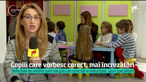 Tot mai mulţi părinţi îşi trimit copiii la cursuri de dicţie
