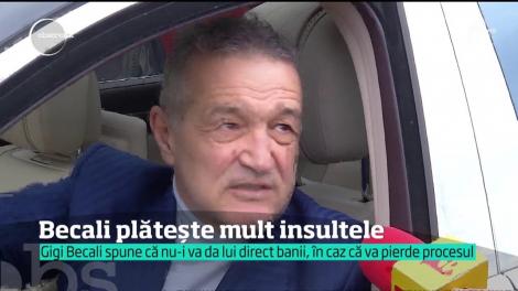 Gigi Becali ar putea să plătească despăgubiri pentru jignirile aduse lui Remus Cernea
