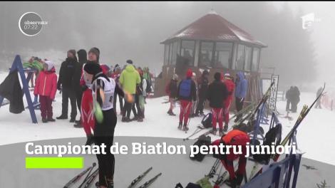 Campionatul de biatoln pentru juniori a fost organizat la Harghita