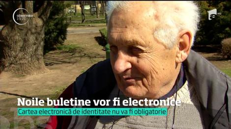 Noile cărţi de identitate vor fi electronice