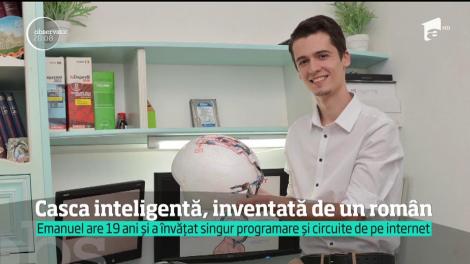 Cu multă pasiune şi o investiţie de numai 50 de euro, un român genial de 19 ani a inventat o cască inteligentă, ce poate salva vieţi. Tânărul român a învăţat singur programare, de pe internet