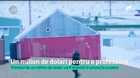 Excelenţa în educaţie se răsplăteşte regeşte! În Canada,o profesoară a primit un milion de dolari, odată cu titlul de cel mai bun dascăl din lume