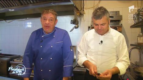 Bodo, solistul trupei Proconsul, gătește alături de Kostas, chef specializat pe bucătăria mediteraneană