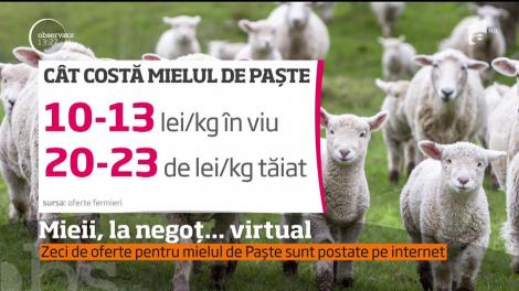 Mai este mai puţin de o lună până la Paşte şi deja pe internet a început negoţul virtual