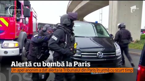 Alertă cu bombă în capitala Franței