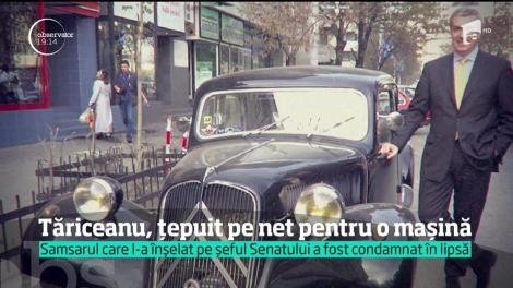 Un samsar i-a golit conturile lui Călin Popescu Tăriceanu. Şeful Senatului încerca să cumpere o maşină de colecţie