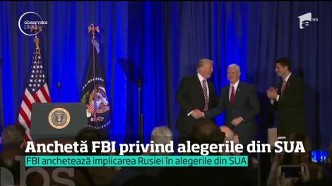 Anchetă FBI după alegerile din SUA
