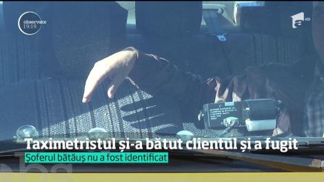 Un tânăr a ajuns la spital, după ce a fost bătut de un taximetrist, în Bucureşti: "M-am uitat la el, a scos o bâtă din portieră și a venit după mine"