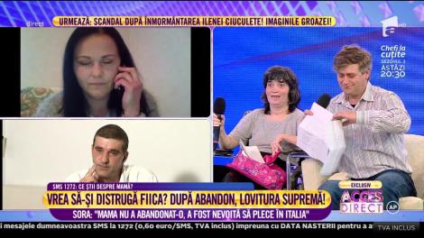 Sora Claudiei, doamna Nicoleta Stoica : "Mama nu a abandonat-o, a fost nevoită să plece în italia"