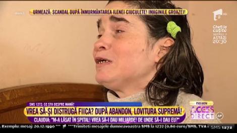 I-a dat viaţă, dar spune că i-a transformat-o într-un coşmar