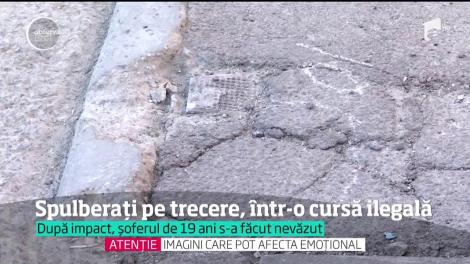 Un el şi o ea, tineri iubiţi, au fost spulberaţi pe o trecere de pietoni din Călăraşi