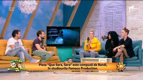 JO a adus "Que Sera, Sera" la Neatza: "Eu vreau să îmi ia interviu Răzvan, tu eşti prea rece, Dani". Pantofi aruncaţi în platou şi urlete. Dani: "Tu ai crescut-o în felul ăsta, nu te uita aşa!"