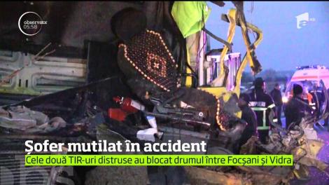 Un accident teribil, petrecut pe un drum din Vrancea, a marcat pe viaţă un bărbat
