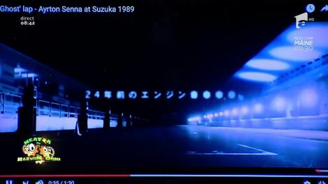 Smiley News: Omagiu superb. Celebrul tur de pistă al lui Ayrton Senna, recreat fără celebrul pilot, dar și fără mașină!