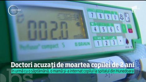 O fetiţă de 2 ani a murit în spitalul din Hunedoara după ce doctorii au spus că s-a vindecat