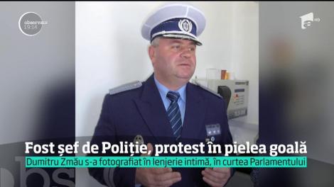 Se spune că o poză face cât o mie de cuvinte. Asta a crezut şi un politician din Botoşani care s-a fotografiat în lenjerie intimă în curtea Parlamentului