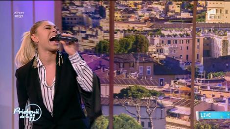 A colaborat cu Beyonce şi Mariah Carey iar acum a venit la "Prietenii de la 11". Linda Teodosie, fiica celebrului saxofonist Flavius, interpretare LIVE de excepţie